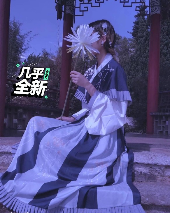 汉韵阁芙蓉千落晋制汉服，三件套M，换物得来...