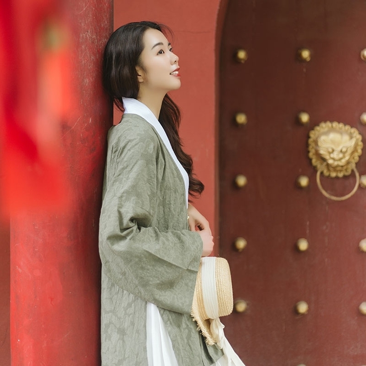 我家衣衣萌萌哒汉服女装明制对襟直袖合领衫 ...