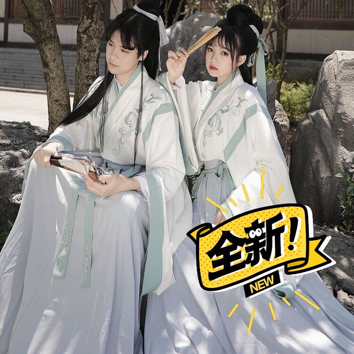 华锦原创【泠风】魏晋襦交领上衣襦裙套装原创...