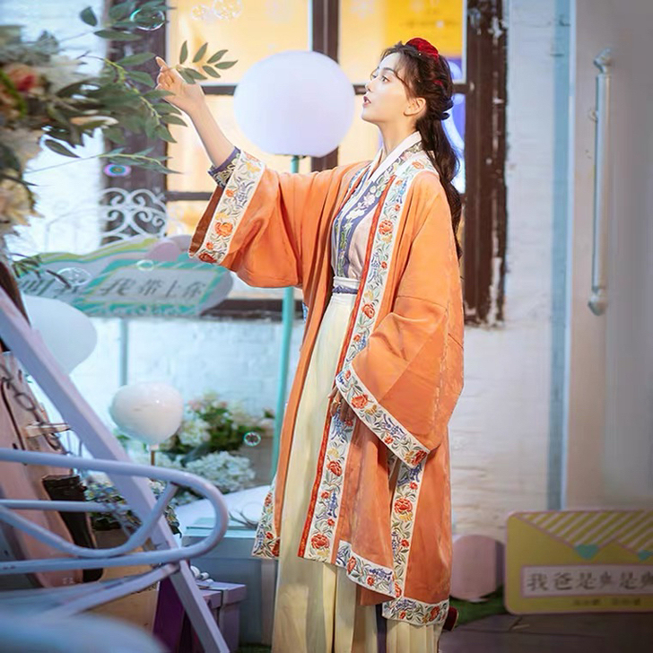 花朝记 李师师 汉服褙子绣花