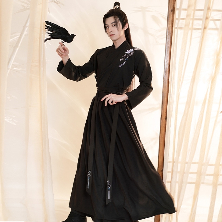 夏季汉服男魏晋风女古装宋制仙气情侣中国风全...