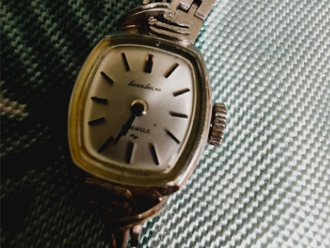 精工seiko sola,机械女士手表,上...