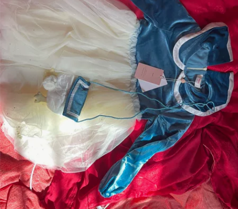 童话泡泡全新100码和140码花苞裙60一...