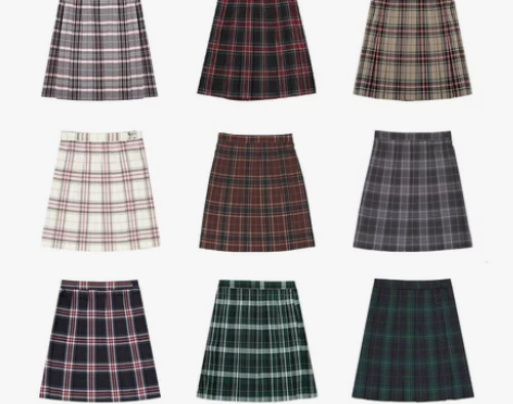 conomi日系学院风羊毛百褶裙猪肝格半裙...