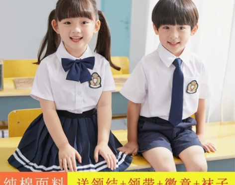 中小学生大合唱演出服服装英伦风诗歌朗诵校服...