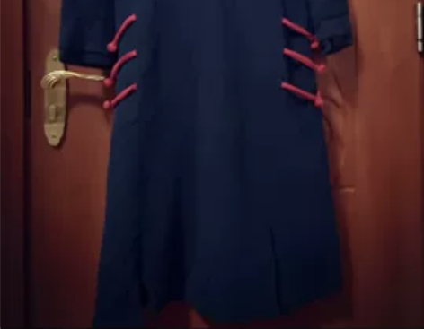 尤谨，民族风，连衣裙，棉麻袍子，连衣裙，很...