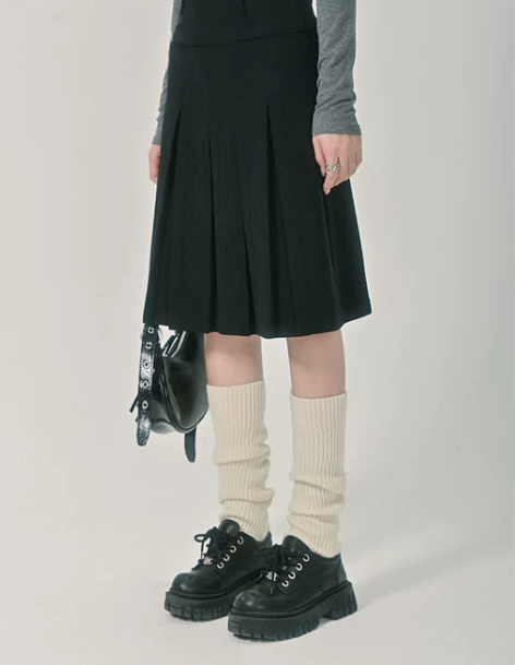 半身裙女秋冬高腰显瘦中长款复古百搭灯芯绒a...