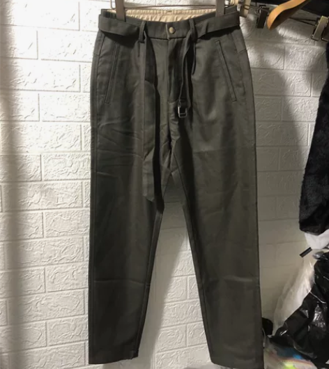 精品男士绿色休闲裤常规厚度特价29.9元包...