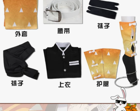 多肉君 鬼灭之刃COS服我妻善逸cospl...