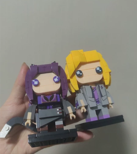 斗罗大陆朱竹清戴沐白手办拼装积木 我的cp...