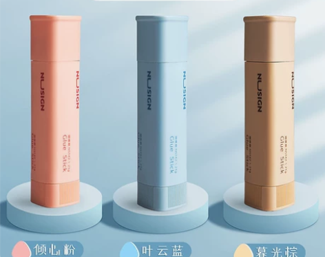 得力固体胶学生用胶棒儿童三角形幼儿园手工胶...