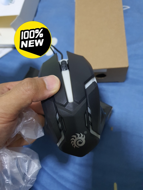 全新未使用有线光电鼠标 1000DPI