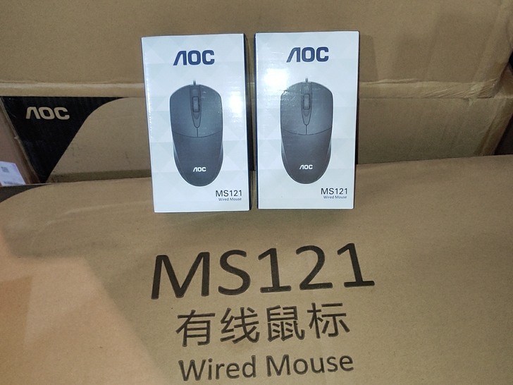 全新AOC MS121有线鼠标
