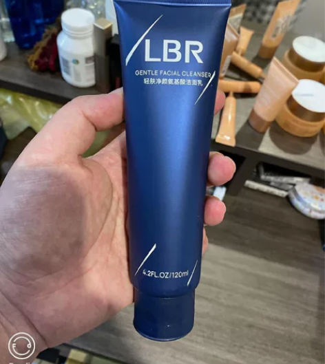 LBR氨基酸男士洗面奶清洁毛孔控油洁面乳净...