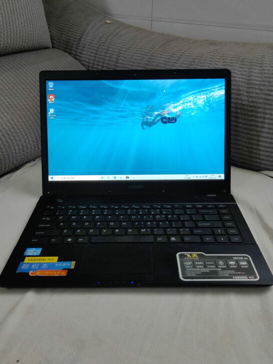 神舟ui43b笔记本电脑4+64G 酷睿i...