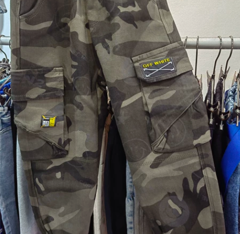 一体绒迷彩工装裤120-150码偏小 感兴...