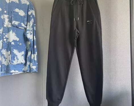 BOYLONDON针织加绒长裤子男女冬季新...