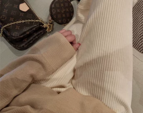 白色灯芯绒裤子女显瘦百搭阔腿裤女2020年...