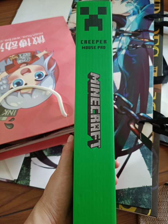 我的世界正品周边鼠标垫全新苦力怕
