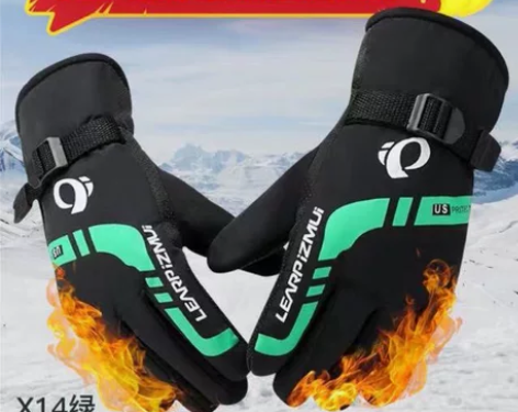 男士保暖手套批发时尚潮加厚骑车冬季手套滑雪...