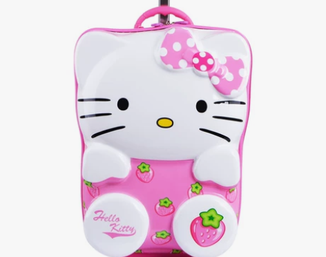 途尊KT猫儿童拉杆箱女18寸登机箱 韩国卡...