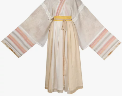 【忍冬藤】花朝记汉服原创设计晋制复原款5m...