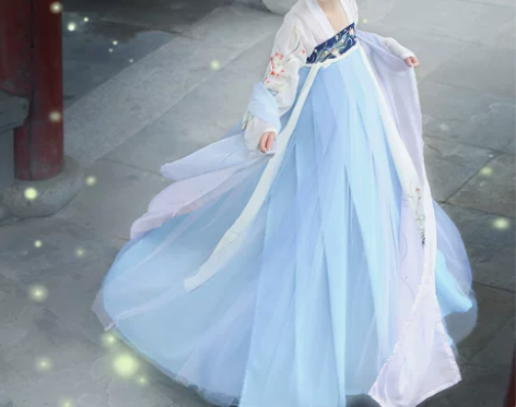 如梦霓裳汉服女装系列齐胸襦裙星河影刺绣洒金...