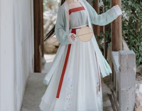 汉服【芙蓉】茗月萱原创汉服女宋裤裙褙子四件...