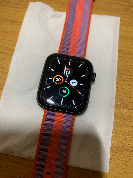 自用apple watchs5美版44毫米...