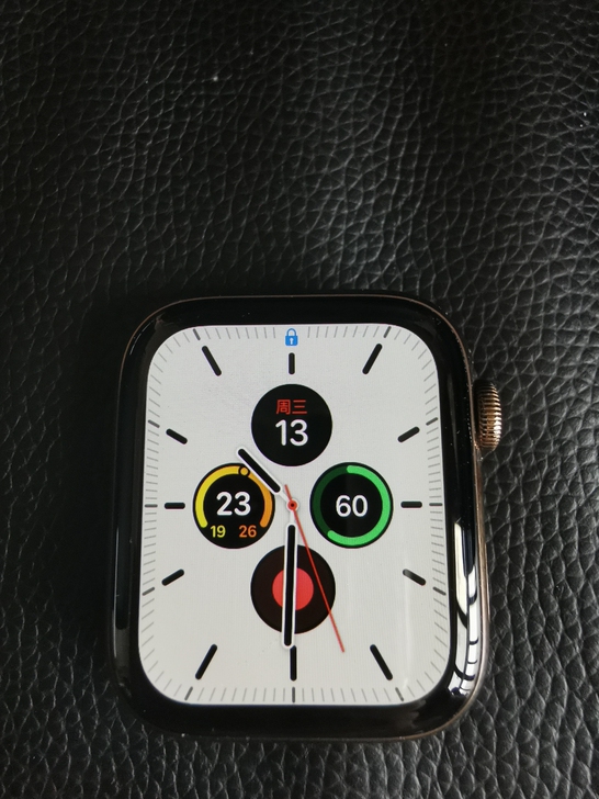 自用国行Apple Watch S4金色不...