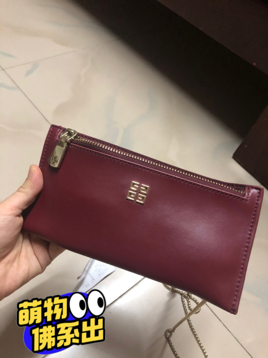 牛皮手拿包，可斜跨