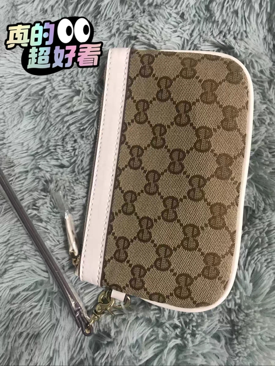 2021帆布手包女士手拿包钱包大容量长款韩...