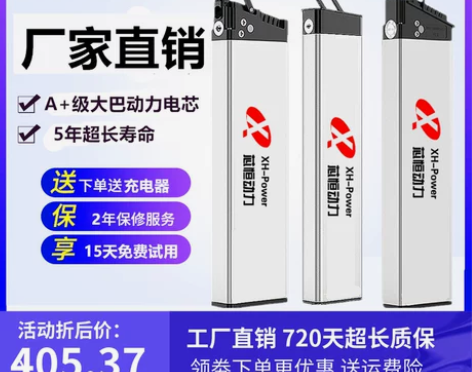 台铃哥得圣正步折叠电动自行车专用锂电池36...