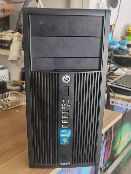 惠普主机办公电脑英特尔i3处理器128G固...