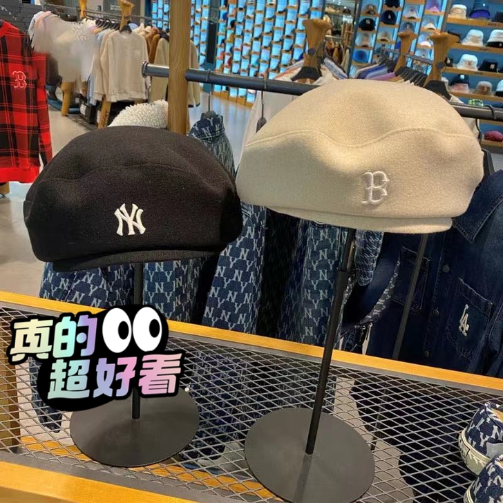 韩国MLB专柜全新正品，一黑一白！这个帽子...