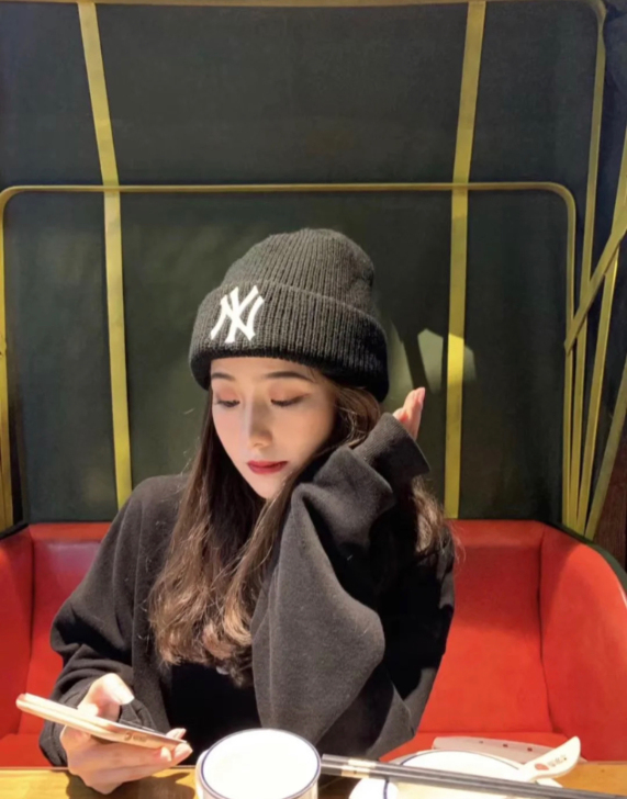 mlb冷帽黑色永不过时，得物购入，有购买记...