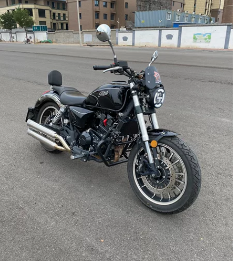 国威400cc台风巡航太子车复古巡航摩托车...