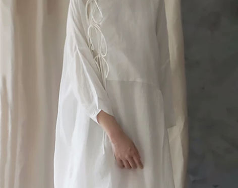 品牌折扣特价清仓捡漏女装苎麻连衣裙女宽松复...