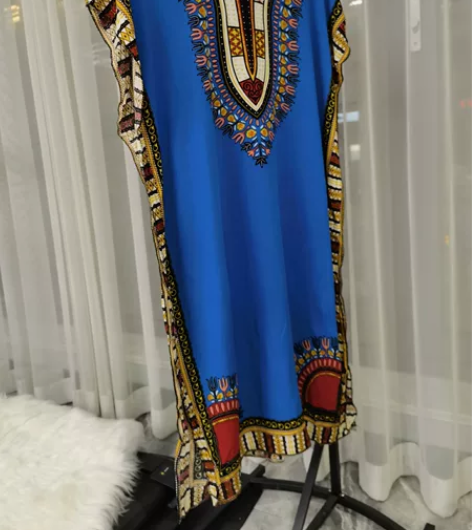 全新民族风纯棉连衣裙，外穿，家居睡裙都好看...