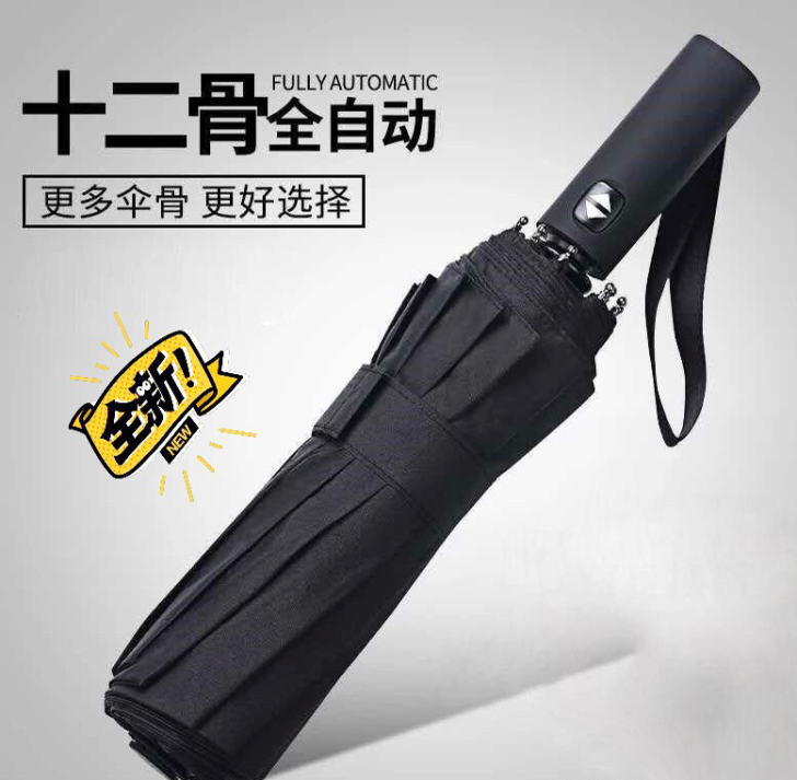 【雨伞12骨只需17.9元】全自动十骨大号...