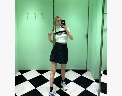 ?【8/8新品抢先加购】 微微工装风黑色牛...