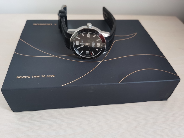 罗西尼男士机械手表，全自动！入手不到一年，...