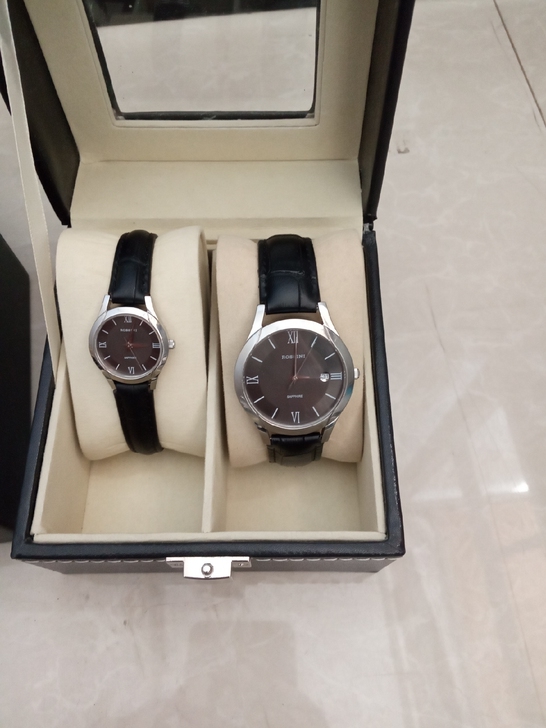 正品罗西尼情侣表，5457  5458，黑...