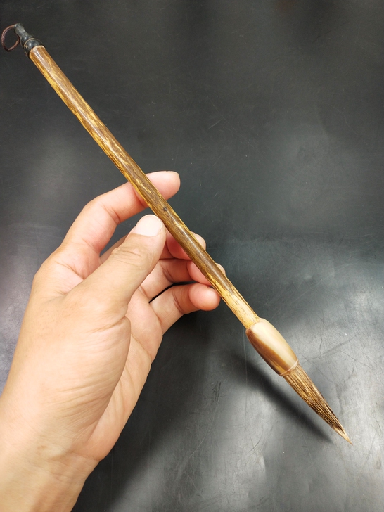 纯石獾毛笔   单支拍