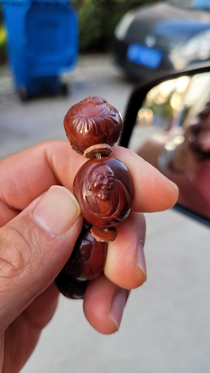 墨尘款，王世军大师半身罗汉，东西自己看，喜...