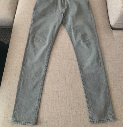 75元包邮～95新HM直筒弹力休闲裤，上身...