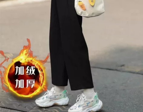 加绒/不加绒灯芯绒裤子女学生韩版2022秋...