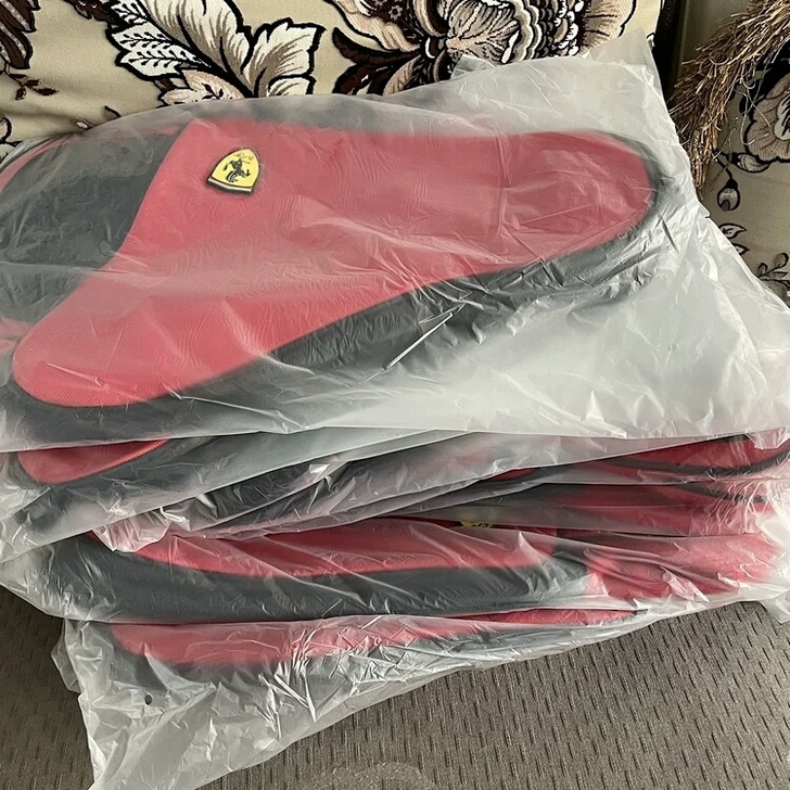 单肩法拉利Ferrari运动背包可手提红色...
