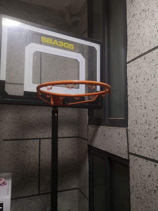 SBA305 青少年儿童篮球架铁杆篮球框，...