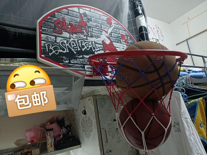 低价出自己买的室内篮球架，买来挂在这一直放...